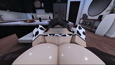 Filled slutty cow with bbc~ (roblox)